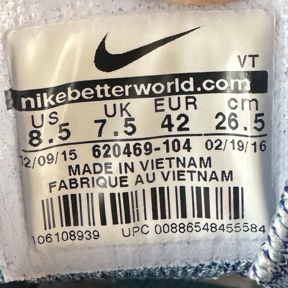 Nike Flyknit Air Max Chlorine Blue Running Shoes